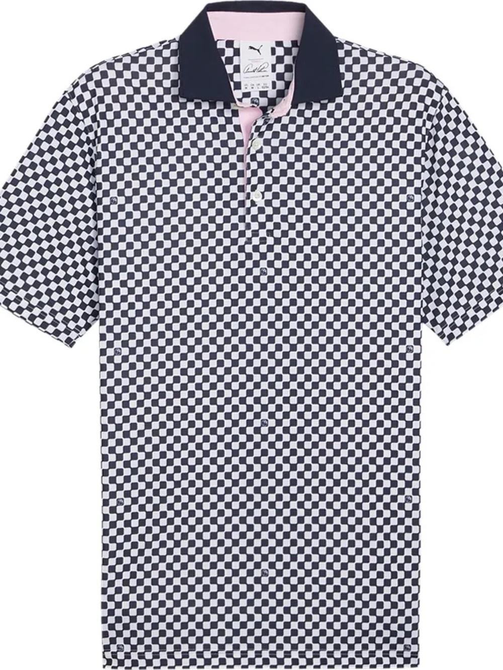 PUMA x Arnold Palmer Checkered Polo. Men’s 2XL